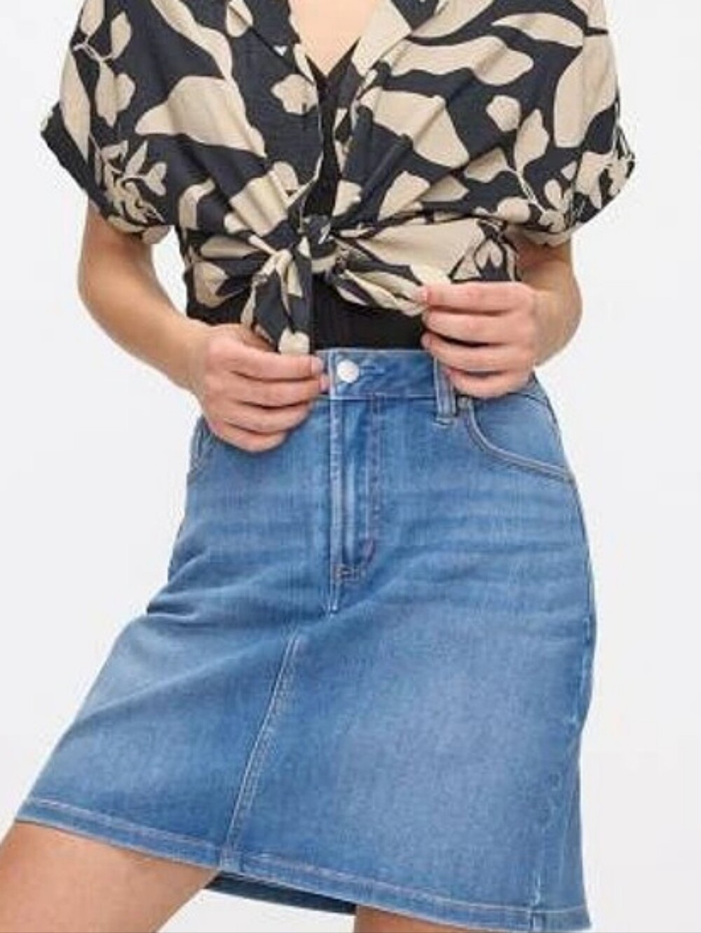 Reitmans Mini Denim Skort - Size 36 (Plus Size 2X)